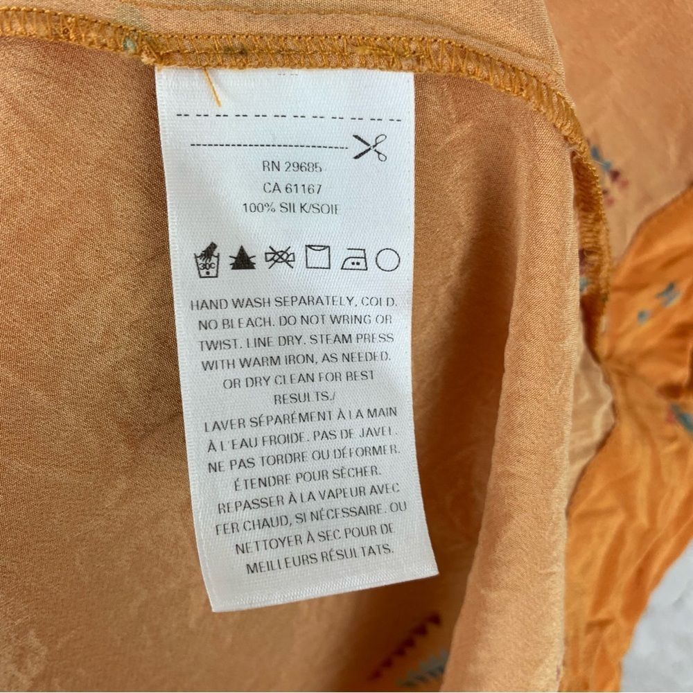 Pendleton Orange Midi Dress with Button Detail - image 8